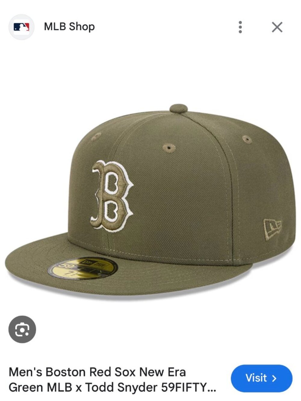 Todd Snyder X New Era Boston Red Sox Cap